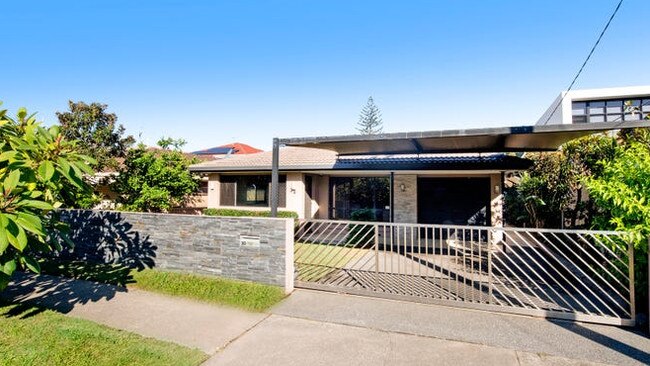 Exterior of the Mermaid Beach home. Picture: realestate.com.au