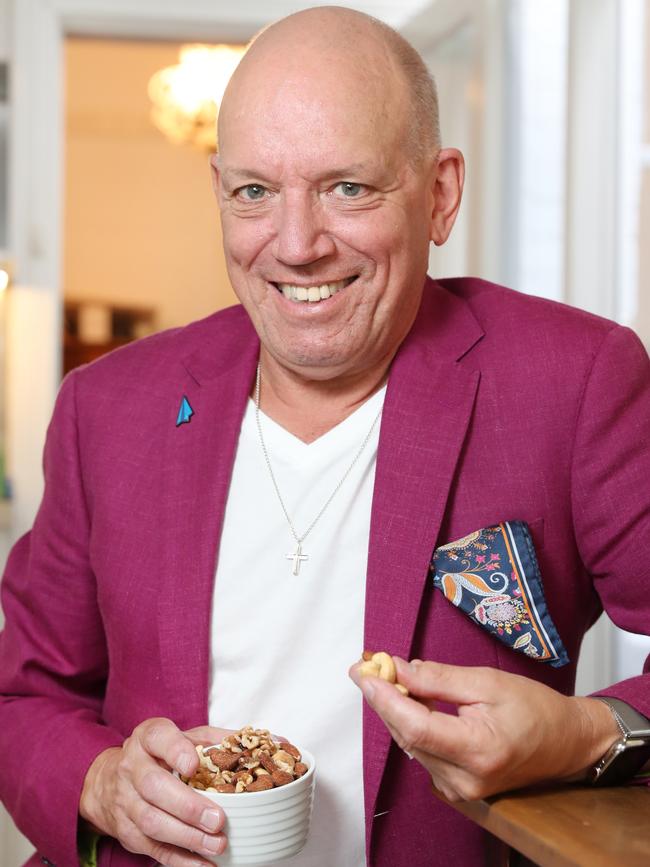 Prostate cancer survivor Julius Grafton, who says he will eat more nuts after a new report found they can have a significant impact in reducing the illness. Picture: Richard Dobson