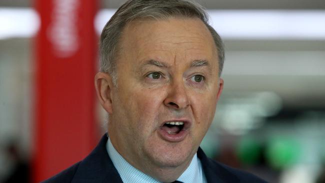 11/06/2019Opposition Leader Anthony Albanese at Perth Airport.pic Colin Murty The Australian