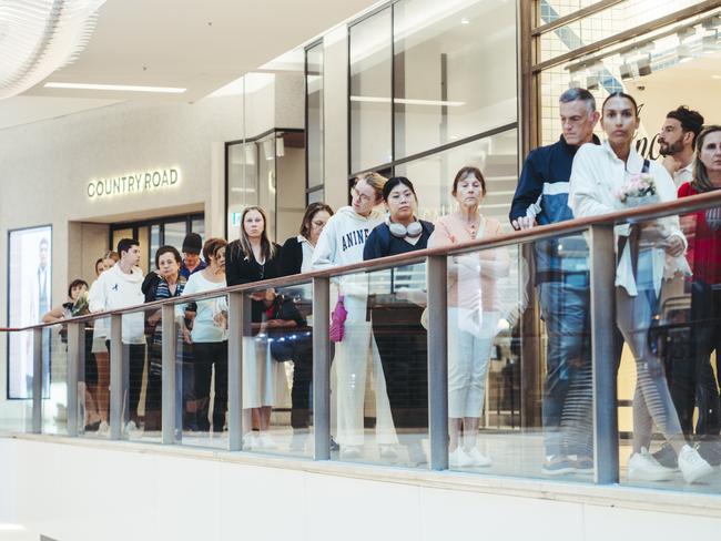 Westfield Bondi Junction will reopen today. Picture: Dion Georgopoulos/Getty Images