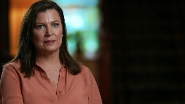 Jenny Morrison in a promotional video during the Liberal Campaign launch in Brisbane. Picture: Sky News