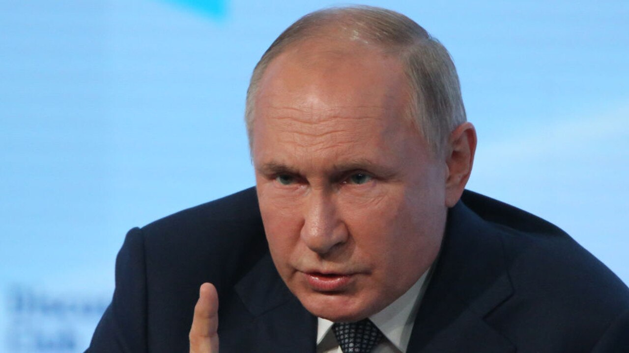 Russian President Vladimir Putin has warned NATO countries to keep out of Russian affairs over its troop movements near the Ukraine border. Picture: Mikhail Svetlov/Getty Images