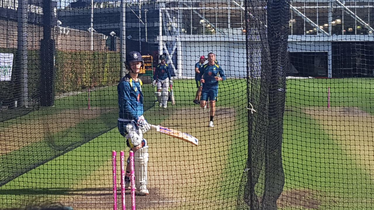Ahead of his return to Australia’s one-day set-up, Peter Siddle has taken on the son of the great Steve Waugh in the SCG nets. 