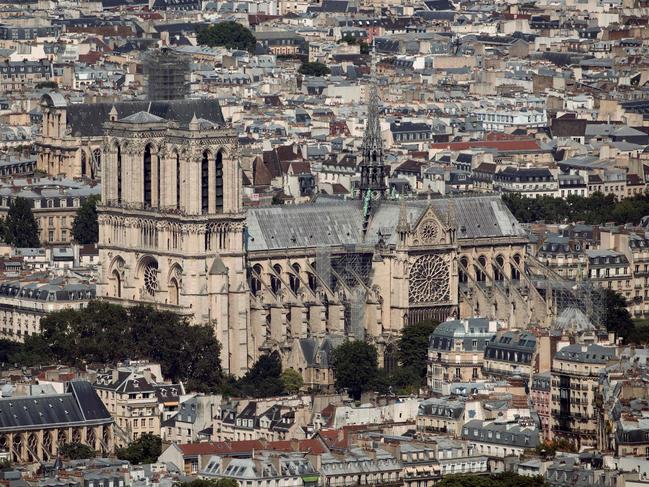 The Notre-Dame cathedral before the blaze. Picture: AFP