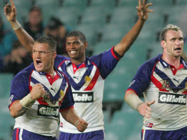 Tri nations Rugby League. Australia v Great Britain at Aussie Stadium,Sydney.Lions win.