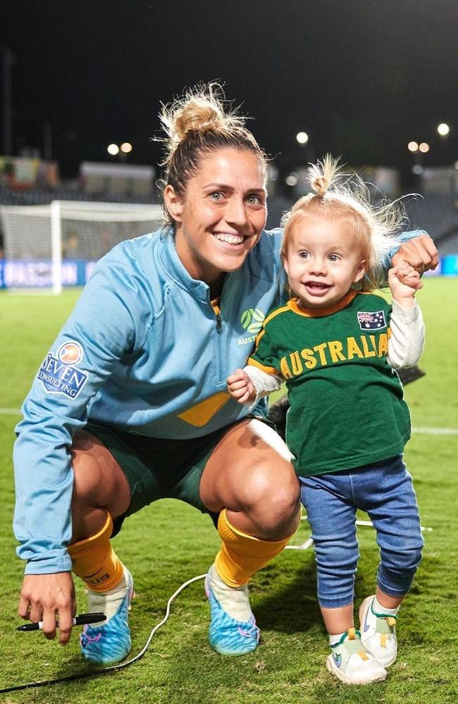 Matilda's Katrina Gorry with her daughter Harper. Source: Instagram/Katrina Gorry