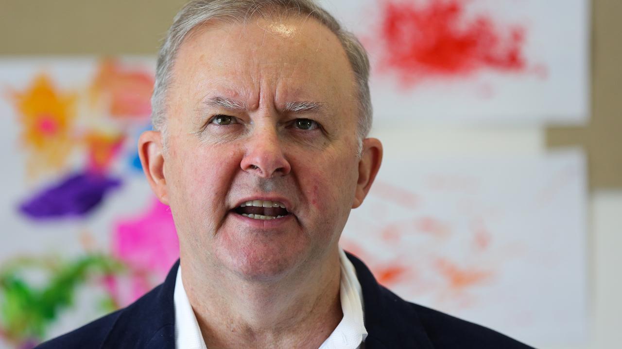 Opposition Leader Anthony Albanese slammed the PM over the mistake. Picture: NCA NewsWire/Gaye Gerard