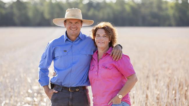 Jarrod and Emma Amery crop more than 2400ha across four properties near Forbes. Picture: Kim Storey
