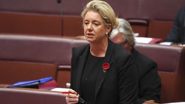 Minister Bridget McKenzie is under continued pressure over alleged pork barrelling in a sports grant program. Picture: AAP Image/Lukas Coch