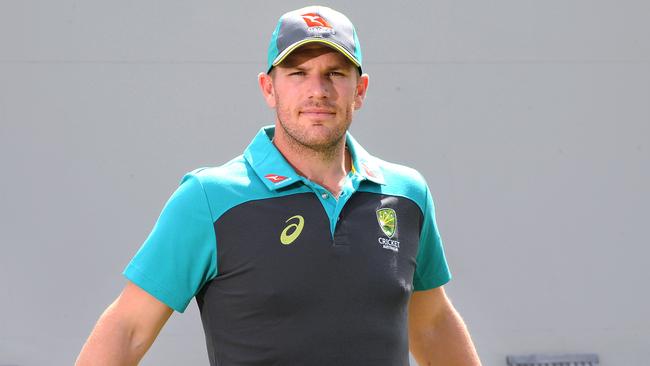 Aaron Finch is a contender to field at short leg. Picture: AAP