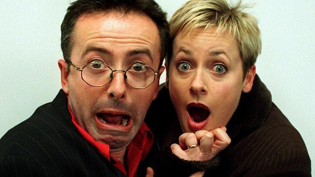 Andrew Denton and Amanda Keller hosted the Triple M breakfast show in Sydney.