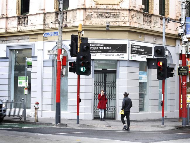 Stores along Chapel St are shutting up shop. Picture: David Caird