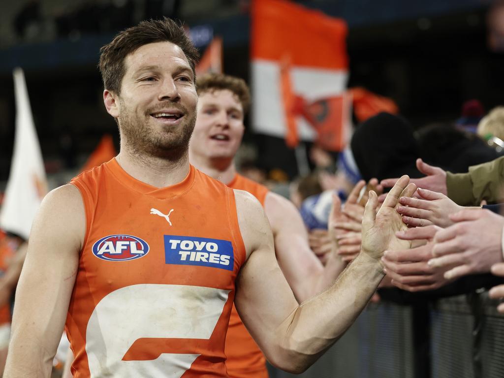 Toby Greene has been wayward in front of goal for much of the year. Picture: Daniel Pockett/Getty Images