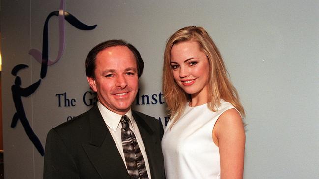 Walsh with actor Melissa George.