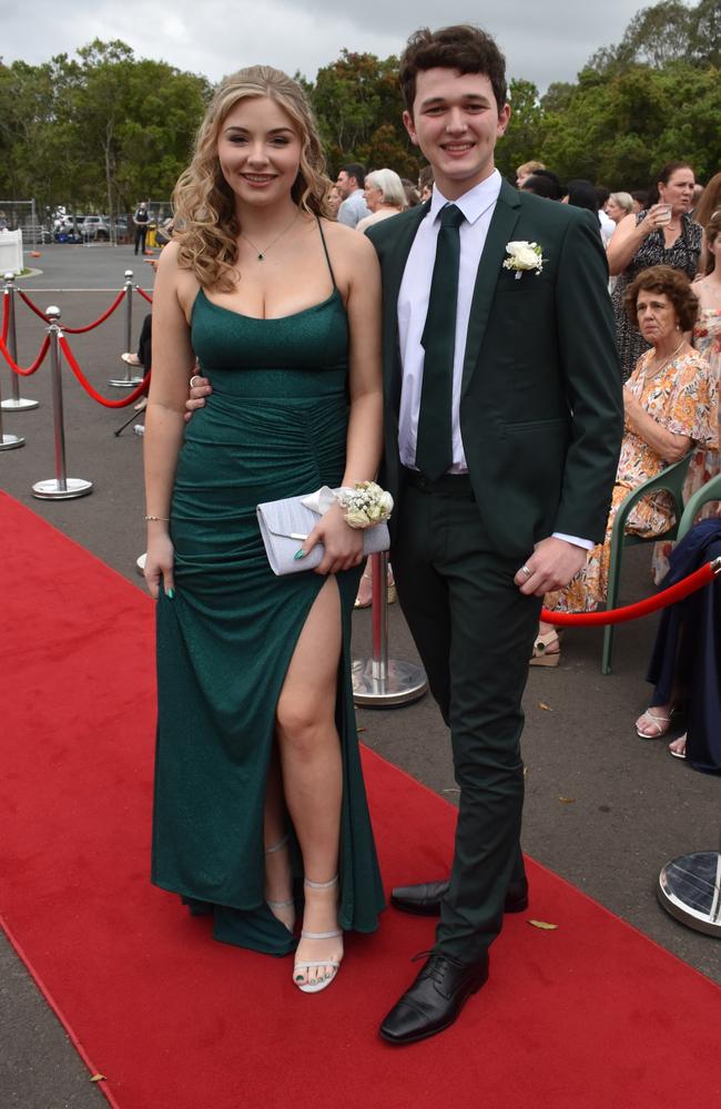 Zara Schreiber and Alexander Poole at the Pacific Lutheran College Formal held at the Sunshine Coast Turf Club on November 15, 2024. Picture: Sam Turner