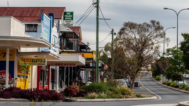 Drayton Street in the Nanango township. Nationals Leader David Littleproud has scoffed at claims a total of 12,000 farms - 2400 of them in the South Burnett and Darling Downs, and 1040 in Callide - would be at risk of contamination if Peter Dutton’s nuclear plan for Australia went ahead. pic David Martinelli