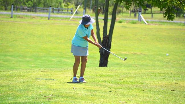 CHIPPING: Di Baker said Ladies Day saw a number of "non-players” on the green. Picture: Adam McCleery