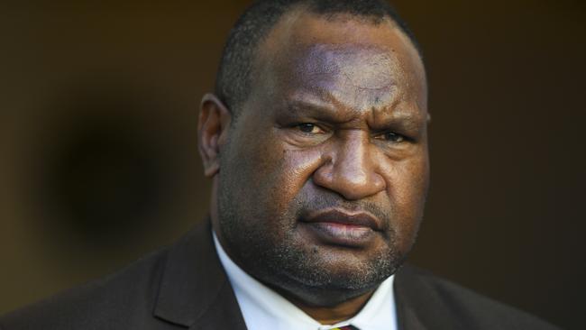 Prime Minister of Papua New Guinea James Marape. Picture: Lukas Coch