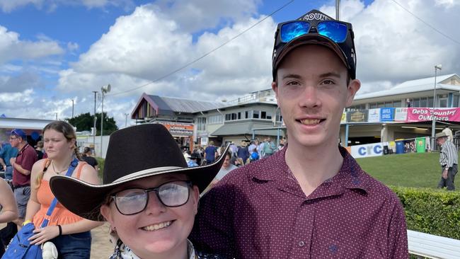 L-R: Kaitlin Magee and Mitchell Window at the Gympie Show 2025.