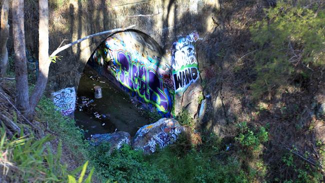 The old abandoned Ernest Junction railway tunnel.