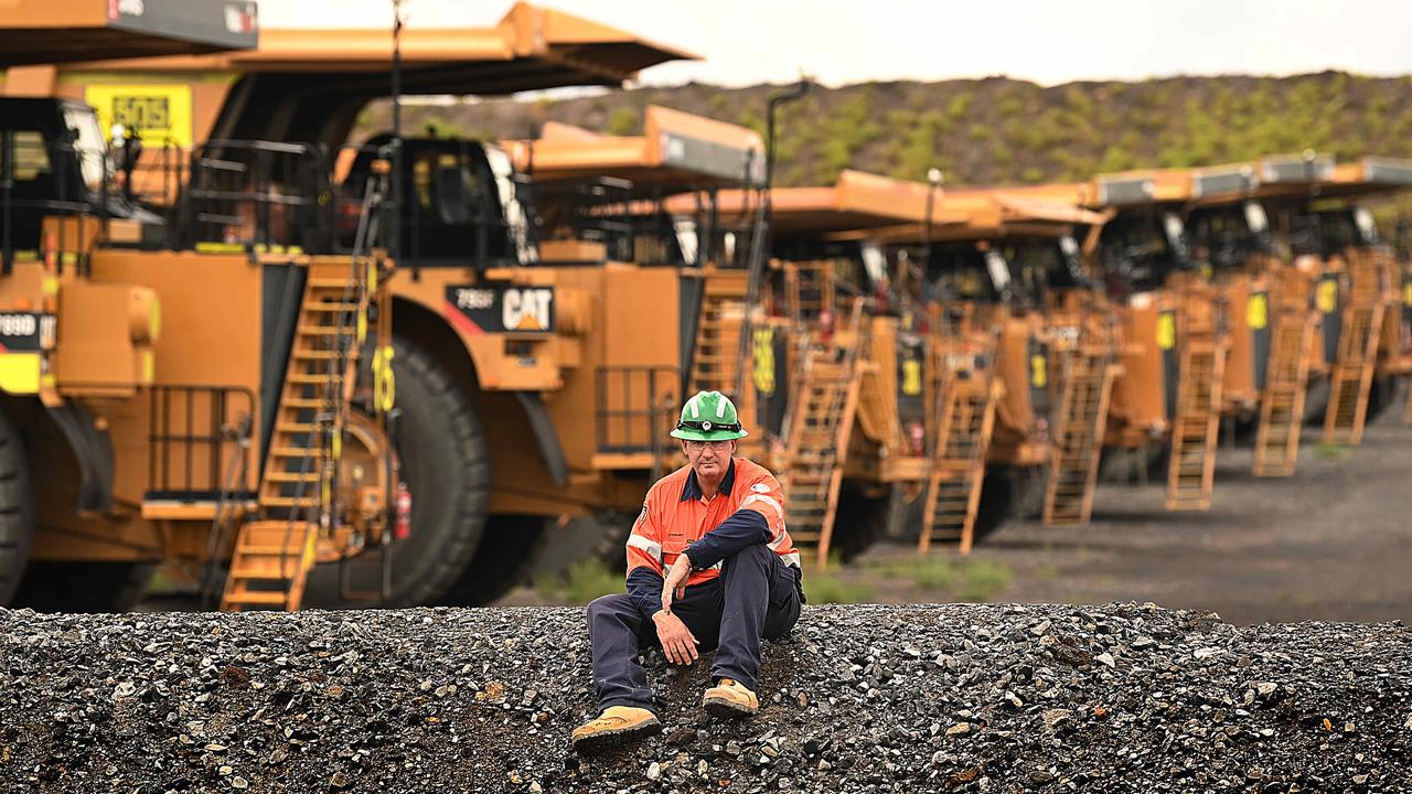 Stewart Mills, Pit Operator, at New Acland Coal.