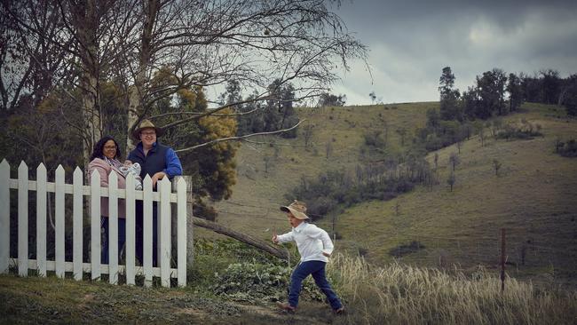 The Skinner family in Mudgee, NSW