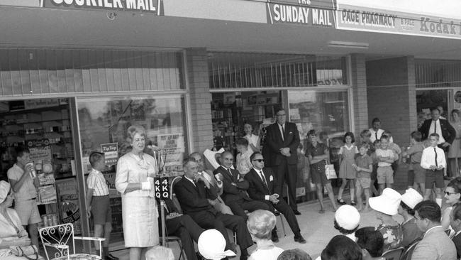 1967: The official opening of Aspley Village shopping centre. Picture: Ted Holliday/ The Courier-Mail Photo Archive