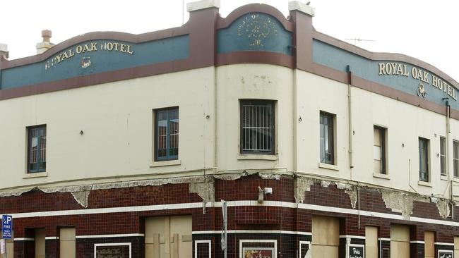 The Royal Oak Hotel in North Parramatta days before it was obliterated.