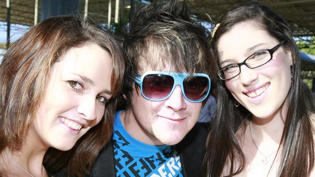 Melissa Handley, Cade Mooney and Brooke Anderson in 2009. Picture: Barry Leddicoat