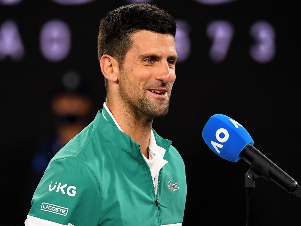 Novak Djokovic says he won’t be silenced.