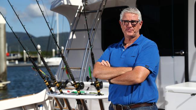 Cairns Professional Game Fishing Association spokesman Dan McCarthy says the move would be devastating for Cairns' recreational fishing industry. Picture: Brendan Radke