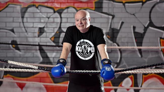 Adrian Unger has found boxing has helped his condition since being diagnosed. Picture: Troy Snook