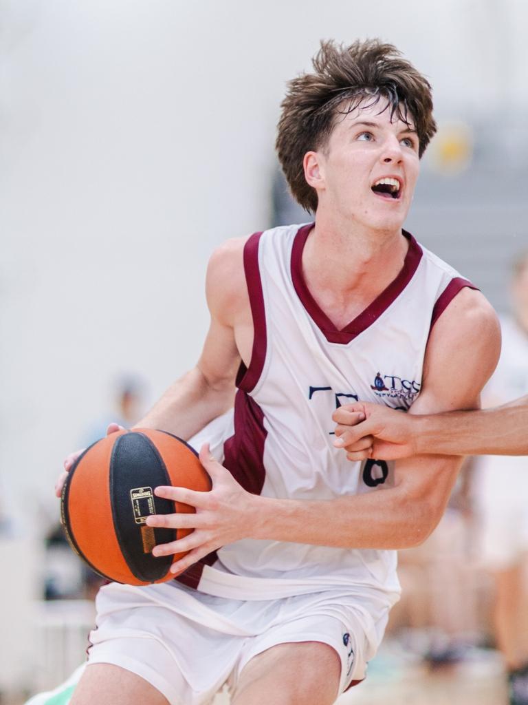 The Southport School player Ben Tweedy during the Basketball Australia School Championships. Picture: Taylor Earnshaw