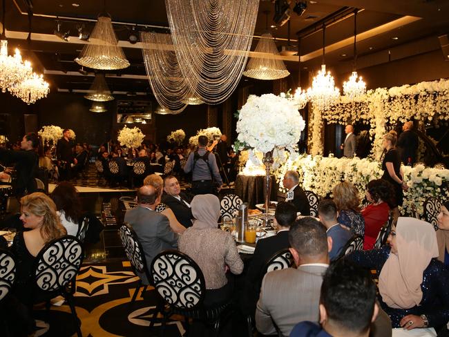 Salim Mehajer’s sister Kat and her new husband Ibraham's wedding reception held at Doltone House, Hyde Park. Picture: Jonathan Ng