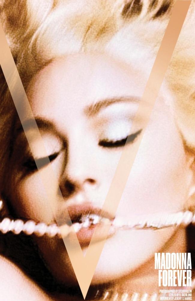 Madonna’s V Magazine cover. Picture: Steven Klein/V Magazine