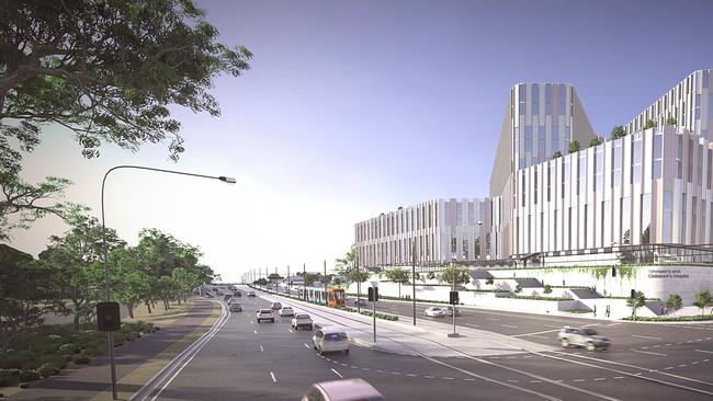 Artist impression of new Women's and Children's Hospital in Adelaide.