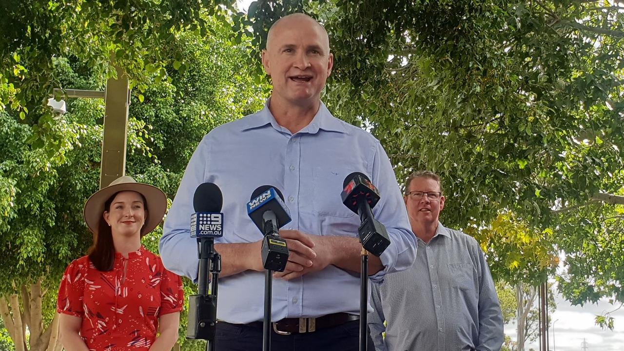 MINE ANNOUNCEMENT: Keppel MP Brittany Lauga, Minister for Regional Development and Manufacturing Glenn Butcher and Rockhampton MP Barry O'Rourke were pleased to reveal more details on Glencore's ambitious Valeria coal mine project.