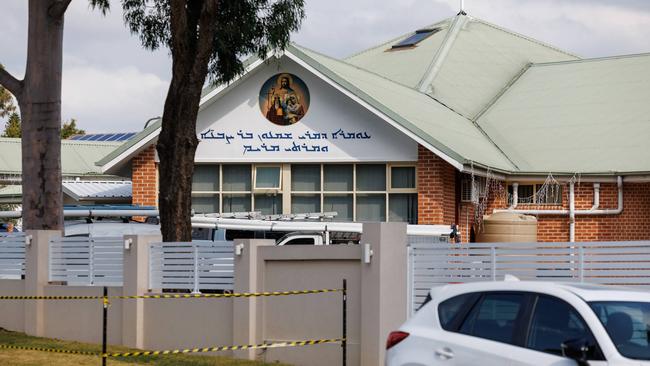 Bishop Mar Mari Emmanuel was stabbed as he delivered a sermon at Christ the Good Shepherd Church in Wakeley. Picture: NCA NewsWire / David Swift