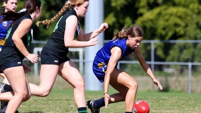 AFLQ Schools Cup Aussie rules Picture David Clark