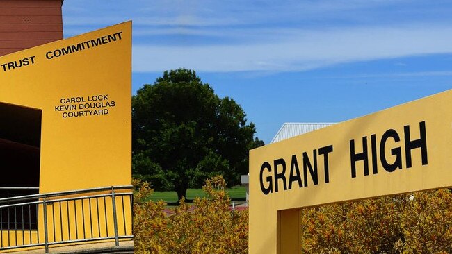 Grant High School has come under fire for its response to students smearing excrement on the walls ceiling and sink of the toilets. Picture: Supplied