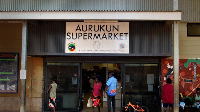 Aurukun Supermarket . Pic Jeff Camden