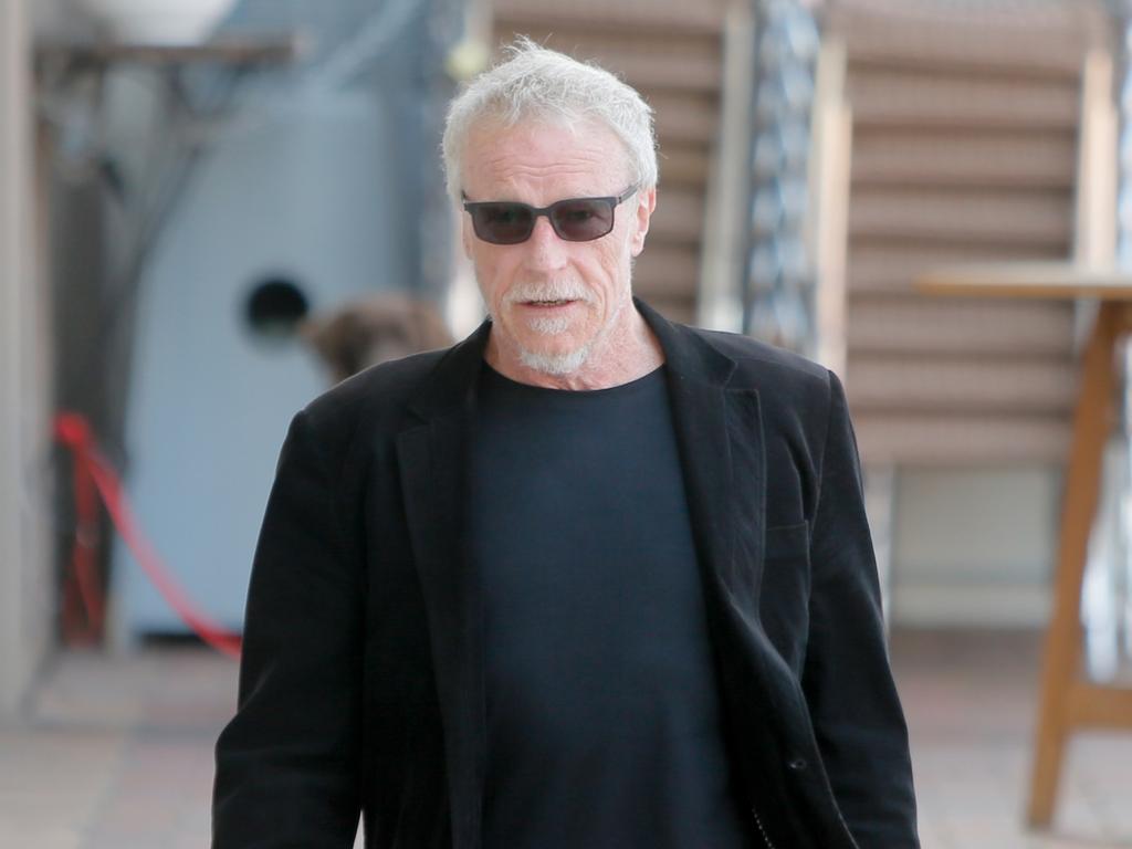 Former Tasmania Talks morning radio host Brian Carlton leaves a cafe in Trevallyn the same day he resigned from his job with Tasmanian Broadcasters after taking a swipe at the organisation in his final broadcast. Picture: PATRICK GEE