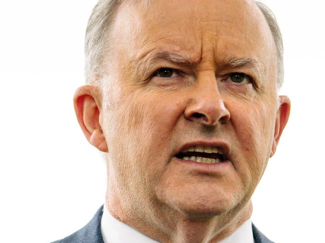 ADELAIDE, AUSTRALIA - NewsWire Photos MARCH 26, 2021: The Leader of the Australian Labor Party, Anthony Albanese at a press conference. Picture: NCA NewsWire / Morgan Sette