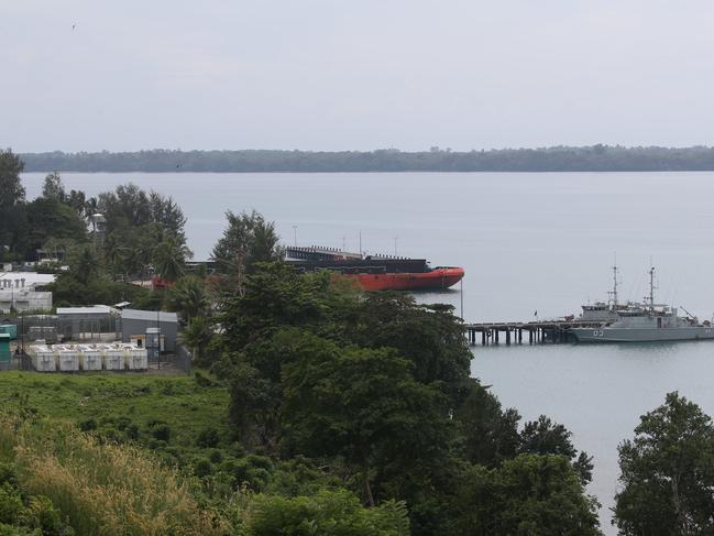 The strategically positioned deepwater port of Lombrum on the tiny Los Negros Island in Manus is being rejuvenated. Picture: Gary Ramage