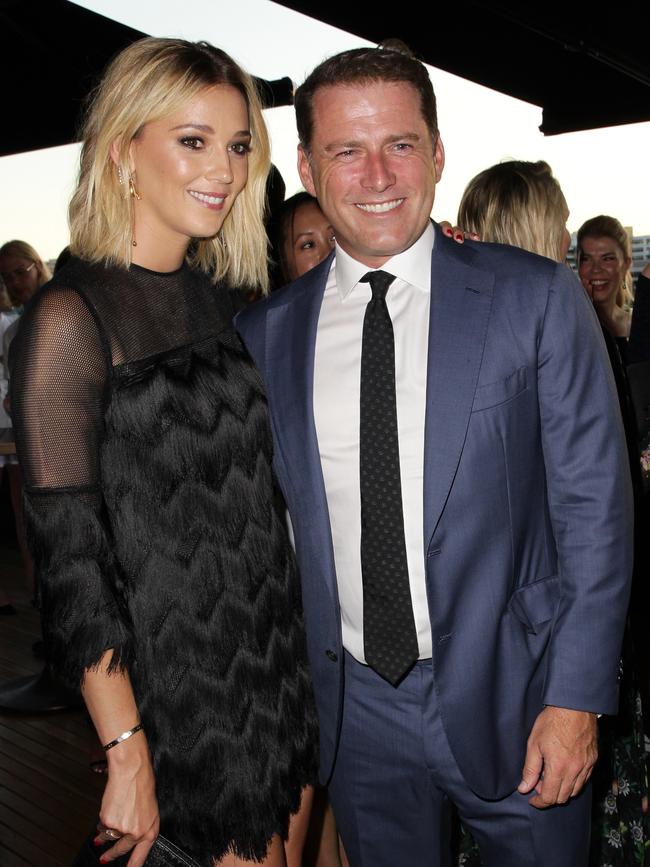 Karl Stefanovic with new wife Jasmine Yarbrough. Picture: Christian Gilles