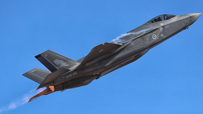 The RAAF’s F-35A Joint Strike Fighter. Picture: Alex Coppel