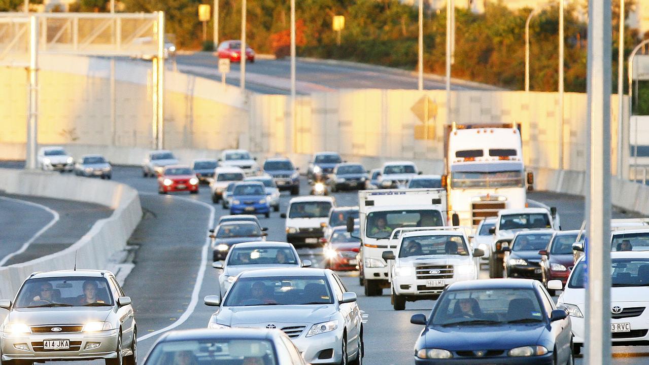 Ipswich Motorway traffic at Goodna.