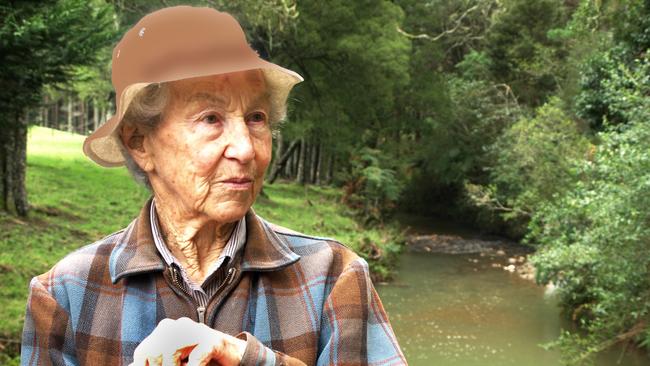 Poet: Bunny Mortimer recently leading a group at Taitua Arboretum.