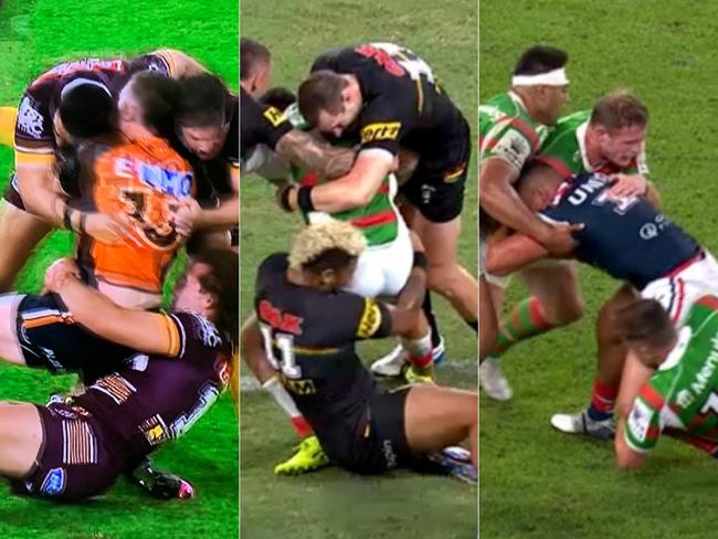 Players are risking their fellow professionals' careers with hip drop tackles.