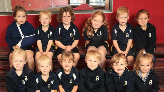 Bannockburn P-12, Class: Prep A (Back row from left to right): Emily Moodie, Finn McKenna, Lexi Cameron, Stella Whiting, Parker Absalom, Oakley Goulden. (Front row from left): Elsie Van Ingen, Finley Meyer, Rosalynd Hamling, Louis Matthey, Zara Sumner, Amber Menna Picture Mark Wilson